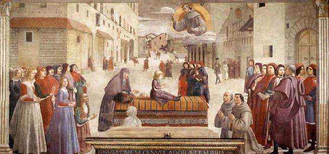 Resurrection of the Boy, GHIRLANDAIO, Domenico